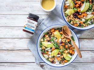 Sweet Potato, Wild Rice, Apple & Feta Salad